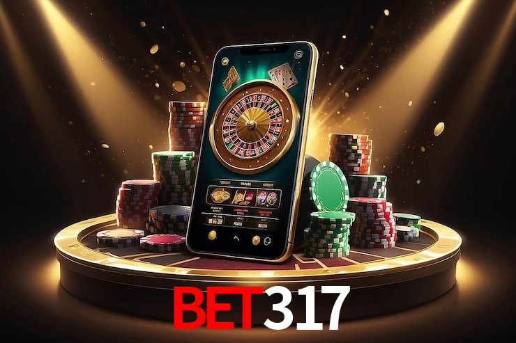 Imagem promocional da bet317 mostrando a plataforma e suas vantagens